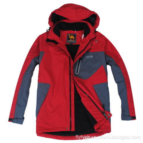 Unisex Red Color Fashion Hoodie Jacket